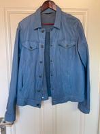 Versace Classic Leren Jack Maat 50, Ophalen, Zo goed als nieuw, Maat 48/50 (M), Blauw