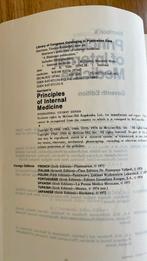 Principles of internal medicine, Ziekte en Allergie, T. Harrison, Ophalen of Verzenden, Zo goed als nieuw