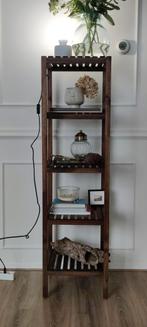 Houten rek/plantenkast/opbergkast - 5 planken- vintage look., Ophalen, Zo goed als nieuw