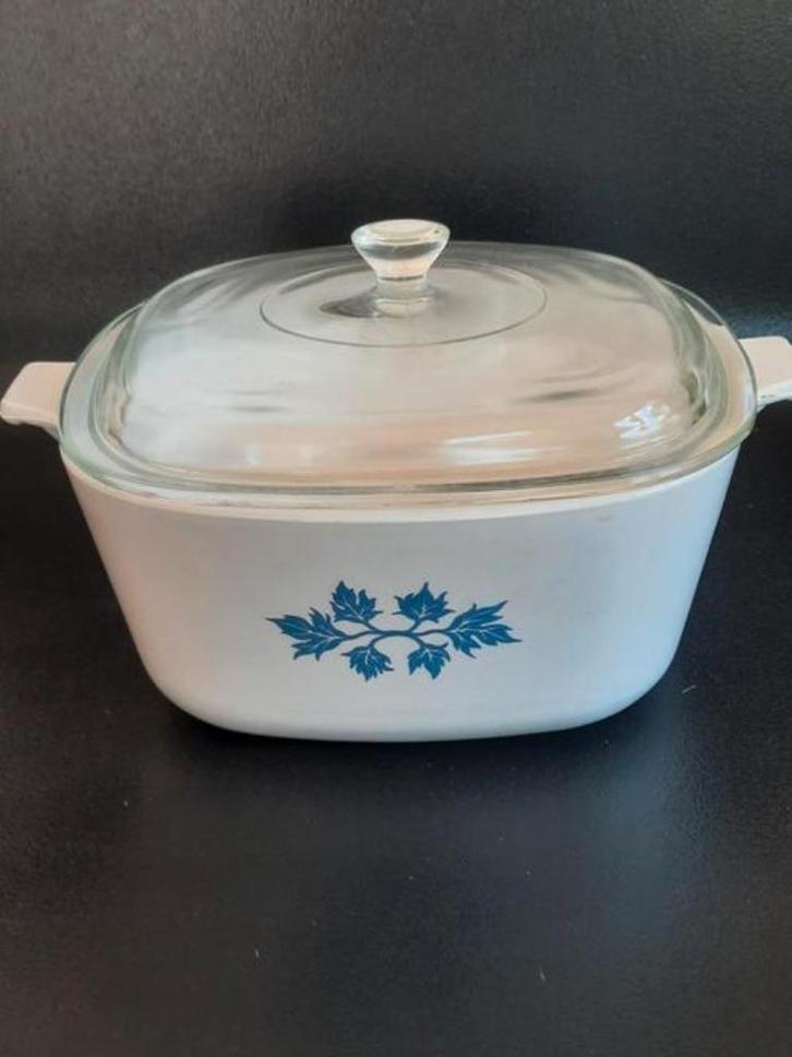 Grote Pyroflam ovenschaal met deksel, Huis en Inrichting, Keuken | Servies, Zo goed als nieuw, Schaal of Schalen, Overige stijlen