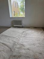 Groot handgemaakt kleed, tapijt van wol, Ophalen, Gebruikt, Wit, 200 cm of meer