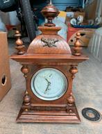 Klok mooie franse antieke biedermeier tafel klok, Antiek en Kunst, Antiek | Klokken, Ophalen of Verzenden