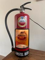 Amstel brandblusser lamp, Verzamelen, Biermerken, Ophalen of Verzenden, Zo goed als nieuw, Reclamebord, Plaat of Schild, Amstel