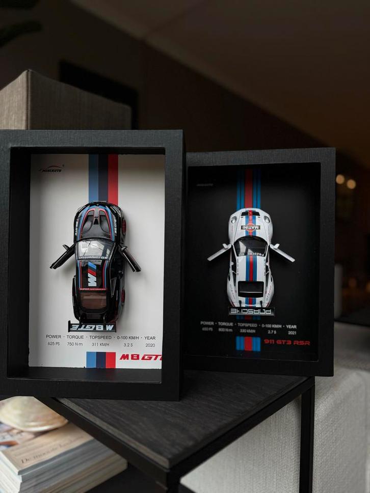 Porsche & BMW M8 Modelauto's leuk om te geven als cadeautje., Hobby en Vrije tijd, Modelauto's | 1:18, Zo goed als nieuw, Auto