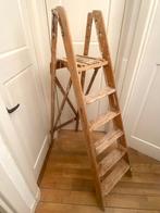 Oude Amsterdamse H H vd Hoeff schilderstrap, zes treden, Ophalen, Gebruikt, Trap, Opvouwbaar of Inschuifbaar