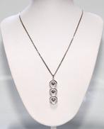 Prachtige Mid-Century Zilver Design Hanger & Ketting, Verzenden, Zilver, Ketting
