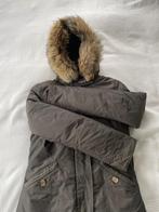 Woolrich winterjas / parka donker grijs/ grijs met bontkraag, Ophalen of Verzenden, Woolrich, Maat 36 (S), Gedragen