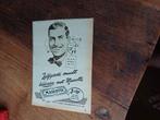 Advertentie van Mascotte vloei tekenkamer 1955, Verzamelen, Ophalen of Verzenden, Gebruikt, Luciferdoosjes of -merken
