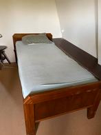 Hoog laag bed/seniorenbed met matras, 90 cm, Gebruikt, Eenpersoons, Hout