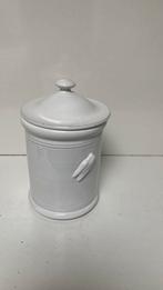 Nicola Fasano Italie keramiek wit voorraad pot krekel 24cm, Ophalen of Verzenden