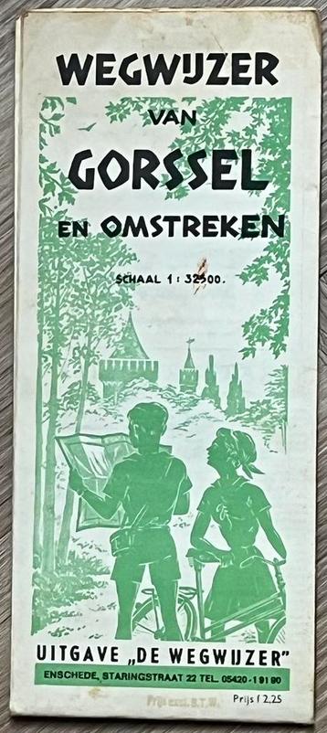 Plattegrond Gorssel en omstreken begin jaren ‘70 beschikbaar voor biedingen