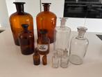 Collectie antieke apothekersflessen, Antiek en Kunst, Antiek | Glas en Kristal, Ophalen