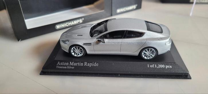 Minichamps Aston Martin Rapide Sample,s, Hobby en Vrije tijd, Modelauto's | 1:43, Zo goed als nieuw, Auto, MiniChamps, Ophalen of Verzenden