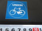 sticker UNION fietsen  Fiets *, Verzamelen, Ophalen, Zo goed als nieuw, Bedrijf of Vereniging