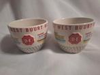 DOUWE EGBERTS Buurt best Oost west kopjes, 2 stuks, Huis en Inrichting, Keuken | Servies, Overige materialen, Ophalen of Verzenden