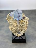 Yindu fluoriet op mica, Ophalen of Verzenden