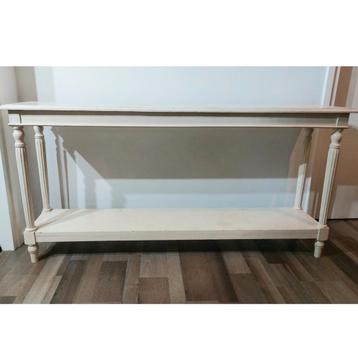 Sidetable gebroken wit 151 cm x 73 cm x 31.5 cm beschikbaar voor biedingen