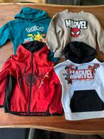 4 truien - Marvel & Pokémon - Maat 98 tot 110, Ophalen of Verzenden, Zo goed als nieuw