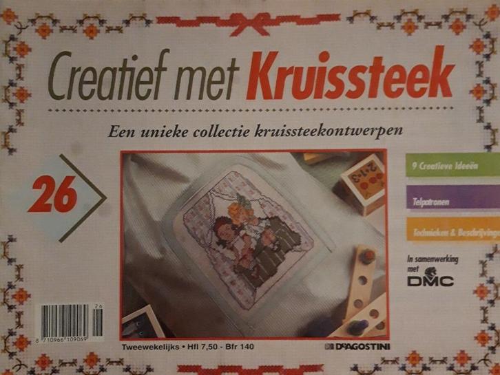 Creatief met kruissteek 26 met patroonbladen, Hobby en Vrije tijd, Borduren en Borduurmachines, Patroon, Ophalen of Verzenden