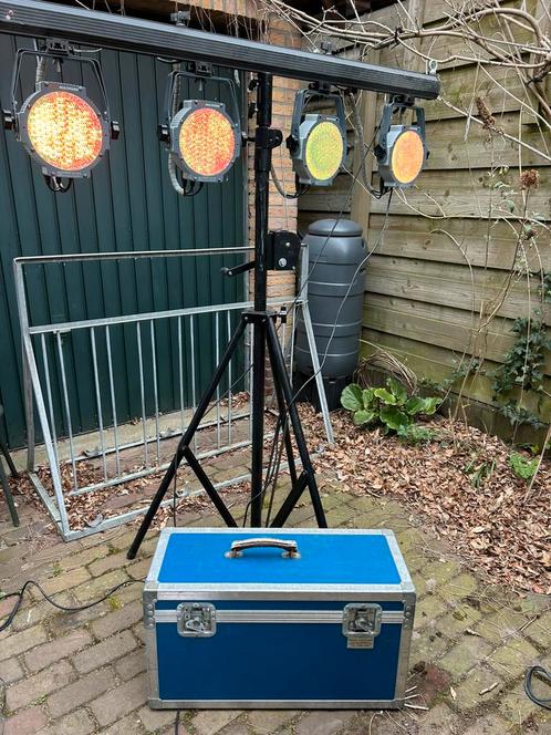 LED Lichtset DMX met windup statief., Muziek en Instrumenten, Licht en Laser, Gebruikt, Licht, Ophalen