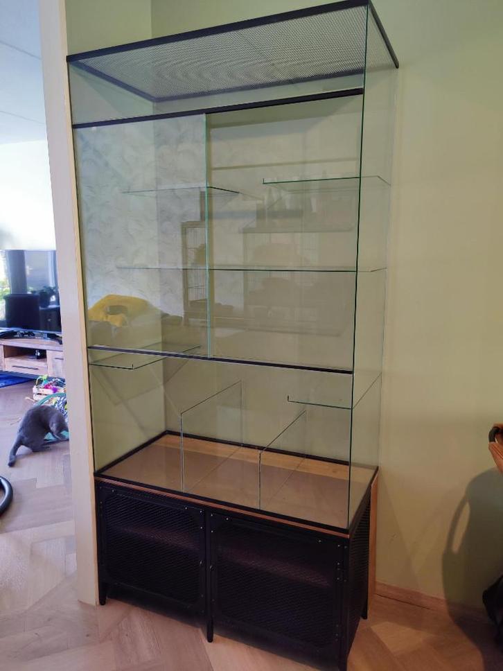 XXL terrarium voor degoes en chinchilla, Dieren en Toebehoren, Knaagdieren en Konijnen | Hokken en Kooien, Nieuw, Hok, 90 cm of meer