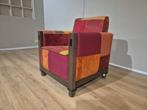 Jantine Ranzijn - Fauteuil - Rooker 03 - Patchwork - Stof, Hout, Voltastraat 21, Barneveld, Ophalen of Verzenden, Zo goed als nieuw