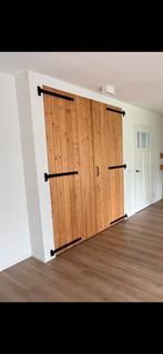 Staldeuren voor kast 2 stuks, Doe-het-zelf en Verbouw, 80 tot 100 cm, 215 cm of meer, Binnendeur, Ophalen of Verzenden