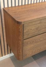 Son! Massief Eiken Houten Badmeubel 160cm met ronde hoeken!, Huis en Inrichting, Badkamer | Badkamermeubels, 150 tot 200 cm, Nieuw