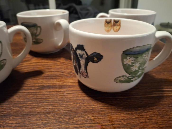 6 Alie Kruse-Kolk Soepkommen - Heel Goed!, Huis en Inrichting, Keuken | Servies, Zo goed als nieuw, Kom(men), Overige stijlen