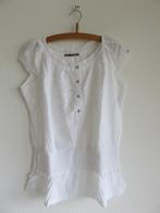 Airfield witte blouse shirt korte mouwen maat XL/16 (34, 36), Kleding | Dames, Blouses en Tunieken, Wit, Ophalen of Verzenden