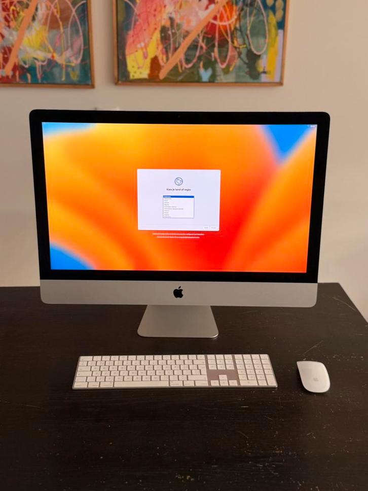 Apple iMac 27-inch (2017) – Retina 5K – uitstekende staat, Computers en Software, Apple Desktops, Zo goed als nieuw, iMac, 3 tot 4 Ghz