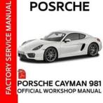Porsche Boxster/Cayman 981 2013-2016 Workshop Manual op DVD, Auto diversen, Handleidingen en Instructieboekjes, Verzenden
