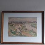 Maastricht Sint Pieter en Ceramique aquarel Frans Ronda, Ophalen