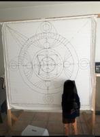 Tufting frame 140x140 & 90x90  +wol pakket en doeken, Hobby en Vrije tijd, Overige Hobby en Vrije tijd, Ophalen of Verzenden, Zo goed als nieuw