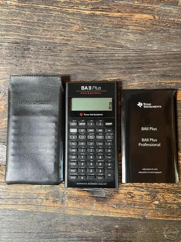 Texas Instruments BA II Plus Professional Rekenmachine Fin beschikbaar voor biedingen