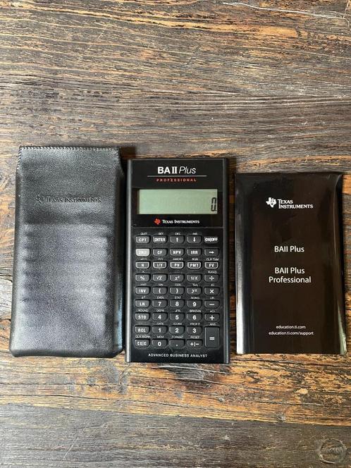 Texas Instruments BA II Plus Professional Rekenmachine Fin, Diversen, Rekenmachines, Nieuw, Verzenden