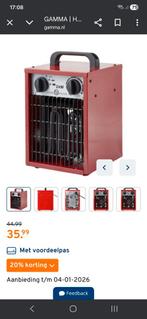 3x Bouwkachel - Krachtige verwarming voor werkplaats, Gebruikt, Minder dan 30 cm, Kachel, Minder dan 60 cm