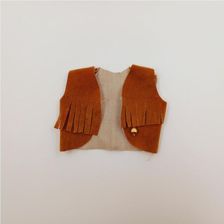 Lone Ranger Western Vest Marx Toys 70s, Verzamelen, Poppen, Zo goed als nieuw, Kleertjes, Ophalen of Verzenden