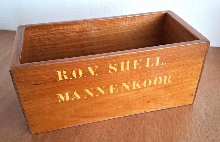Houten kistje uit 1970, Antiek en Kunst, Curiosa en Brocante, Ophalen of Verzenden