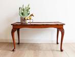 Prachtige antieke salontafel. Houten vintage tafeltje, Antiek en Kunst, Ophalen