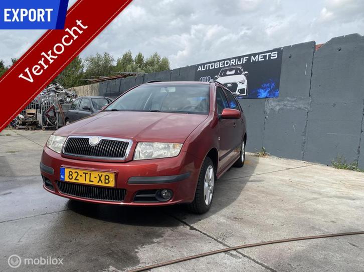 Skoda Fabia Combi 1.4-16V Elegance Motor tikt! VERKOCHT!, Auto's, Skoda, Bedrijf, Te koop, Fabia, ABS, Airbags, Airconditioning