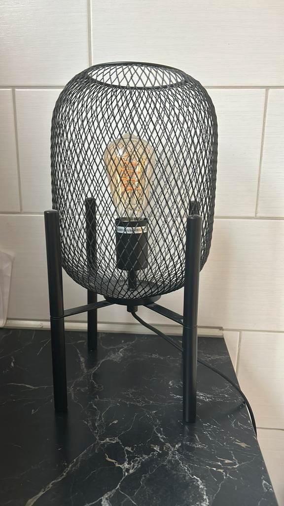 Stoere tafellamp., Huis en Inrichting, Lampen | Tafellampen, Zo goed als nieuw, Minder dan 50 cm, Ophalen