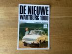 Wartburg 1000 Brochure - Zeldzaam!, Ophalen of Verzenden, Gelezen, Overige merken