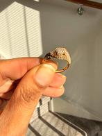 Damesring panter 14 karaat goud panter, Sieraden, Tassen en Uiterlijk, Ringen, Met kristal, Elle's Atelier, Elle's Atelier, Nieuw