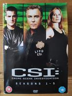 CSI: Crime Scene Investigation Seizoen 1 t/m 5 in Box, Boxset, Actie en Avontuur, Vanaf 12 jaar, Zo goed als nieuw