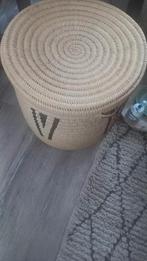 Grote rieten Afrikaanse Opbergmand met Deksel, Huis en Inrichting, Ophalen, Gebruikt, Rond, Riet