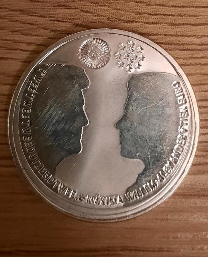 Zilveren 5 Euro Huwelijk Willem-Alexander & Maxima VERKOCHT, Postzegels en Munten, Munten | Nederland, Euro's, Koningin Beatrix