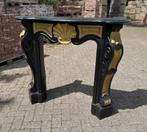 Antieke houten schouw 125x109x43cm., Antiek en Kunst, Curiosa en Brocante, Ophalen