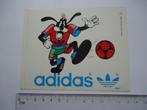 sticker oud Adidas 1978 Goofy strip disney voetbal tango, Verzenden, Zo goed als nieuw, Bedrijf of Vereniging
