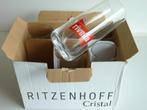 nog nieuw in doos set 6 KRISTAL glas Logo RIVELLA frisdrank, Verzamelen, Ophalen, Frisdrankglas